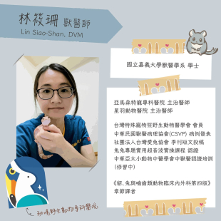 林筱珊 獸醫師